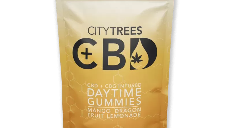 City Trees CBD Infused Daytime CBD/CBG Gummies – Mango Dragon Fruit