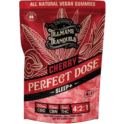Tillmans Tranquils Cherry CBD Sleep Gummies With THC