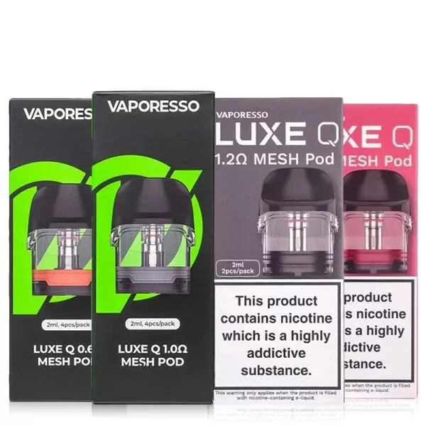 Luxe Q/Qs Replacement pods By Vaporesso 4 Pack