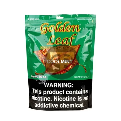 Golden Leaf Cool Mint Pipe Tobacco 16 oz. Bag
