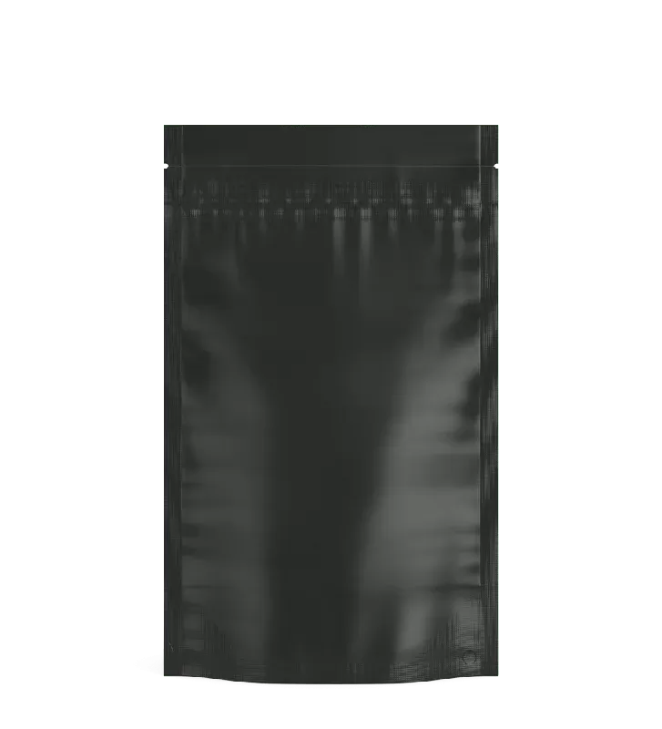 Tamper Evident | Matte Black Vista Mylar Bags (Tear Notch)