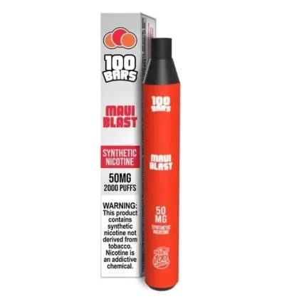 Keep It 100 Bars Disposable – Maui Blast – 2000 puffs [ ]