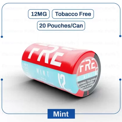 Buy FRE Mint 12MG Nicotine Pouches Online | Electronicpuffs