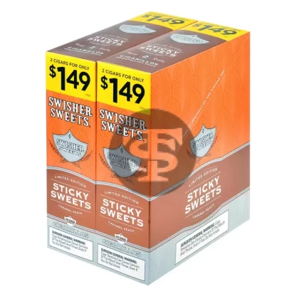 Swisher Sweets Cigarillos 1.49 Pre Priced 30 Packs of 2 Cigars Sticky