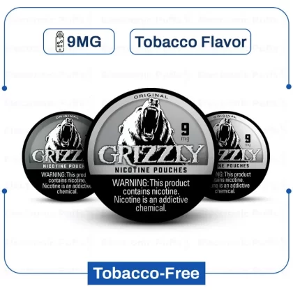 Buy Grizzly Original 9mg Nic Pouch | Electronicpuffs