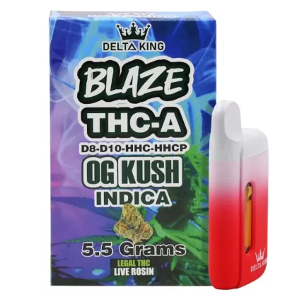 Delta King Blaze THC-A Vaporizer – 5500mg
