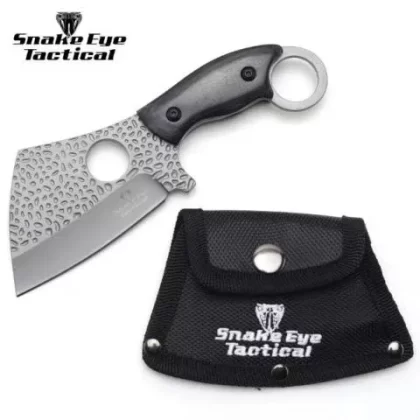 Snake Eye Tactical Clever Style Fixed Blade Hunting Knife 7″