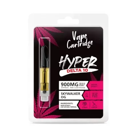Skywalker OG Cartridge – Delta 10 THC Hyper 900mg (1ml)