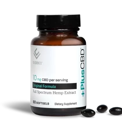 PlusCBD CBD Softgel Capsules 10MG 60CT