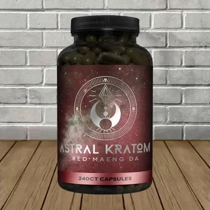 Astral Kratom Red Maeng Da Kratom Capsules 240ct