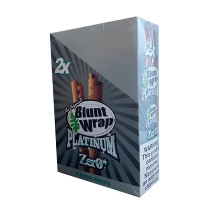 Blunt Wrap Zero (Flavorless) Double Platinum Wraps