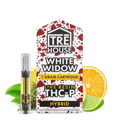 Tre House Live Resin White Widow THC-P Cartridge – 1000mg