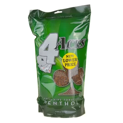 4 Aces Menthol Pipe Tobacco Bag