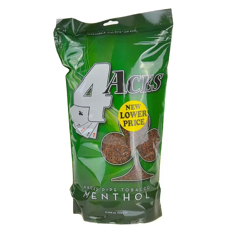 4 Aces Menthol Pipe Tobacco Bag