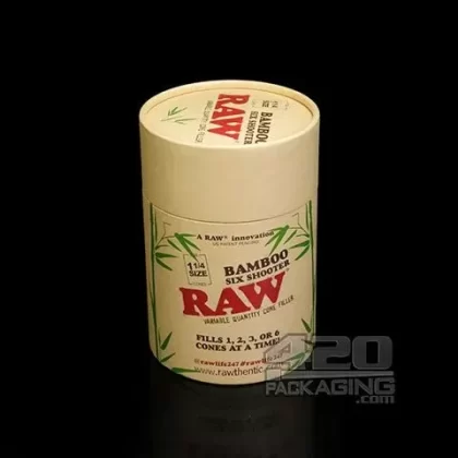 RAW Bamboo Six Shooter 1 1-4 Size Cone Filler