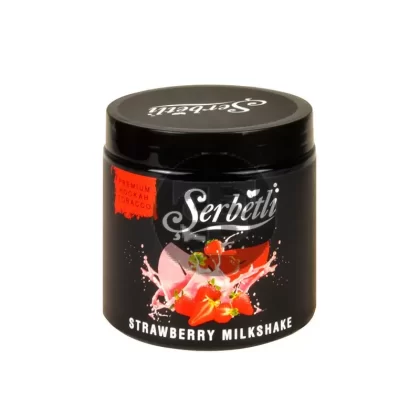 Serbetli Premium Hookah Tobacco 250g Strawberry Milkshake