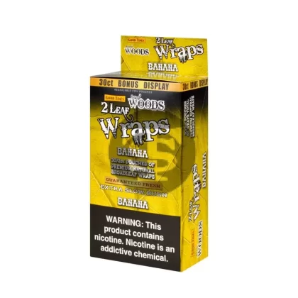 Good Times Sweet Woods Leaf Wrap Banana 30 Pouches of 2