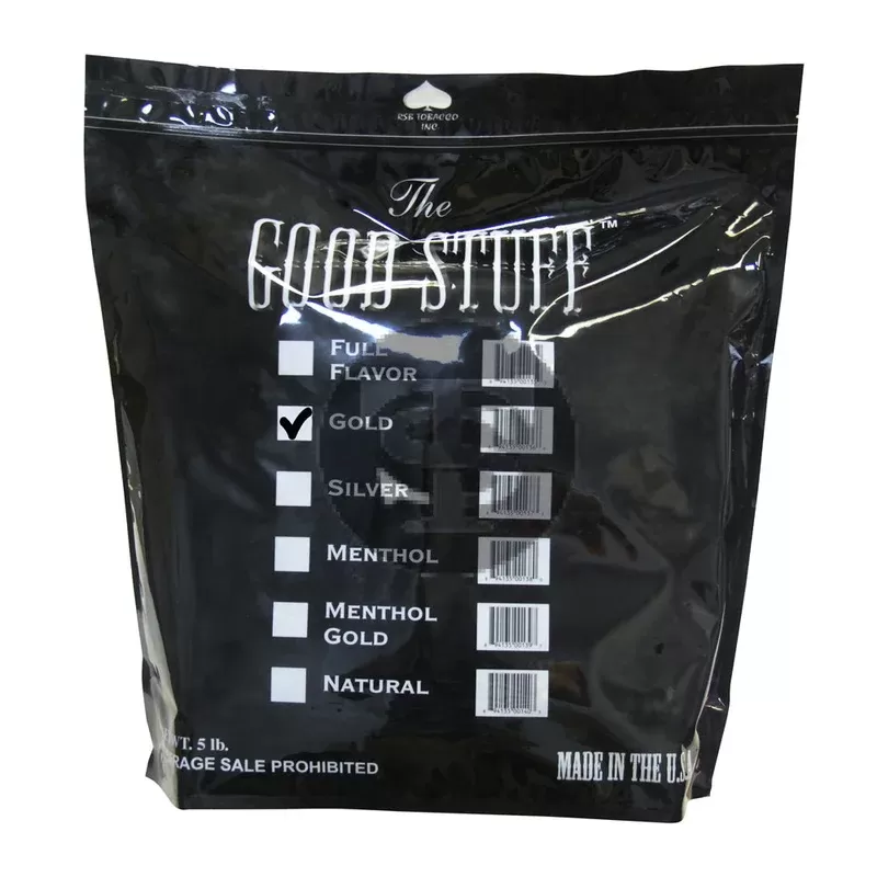 Good Stuff Gold Pipe Tobacco 5 Lb. Bag