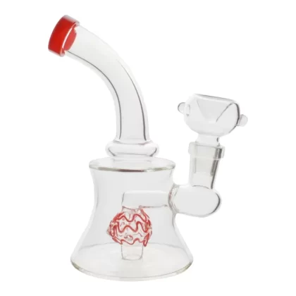Chevron Scrawl Mini Bong – 6 inches water bong