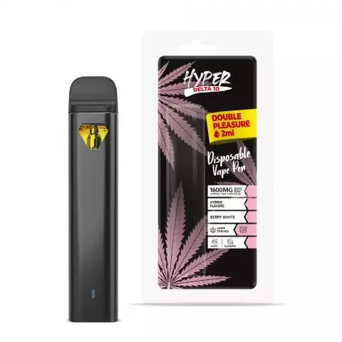 Berry White Strain THC Vape – Delta 10 Disposable Hyper 1600mg