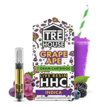 TreHouse HHC Vape Cartridge – Grape Ape – 1G For | Rokin