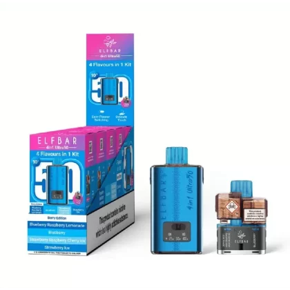 Elf Bar 4in1 Ultra 50 Prefilled Pod Kit Berry Edition