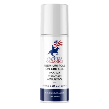 4FathersOrganics CBD Roll-On Gel With Arnica