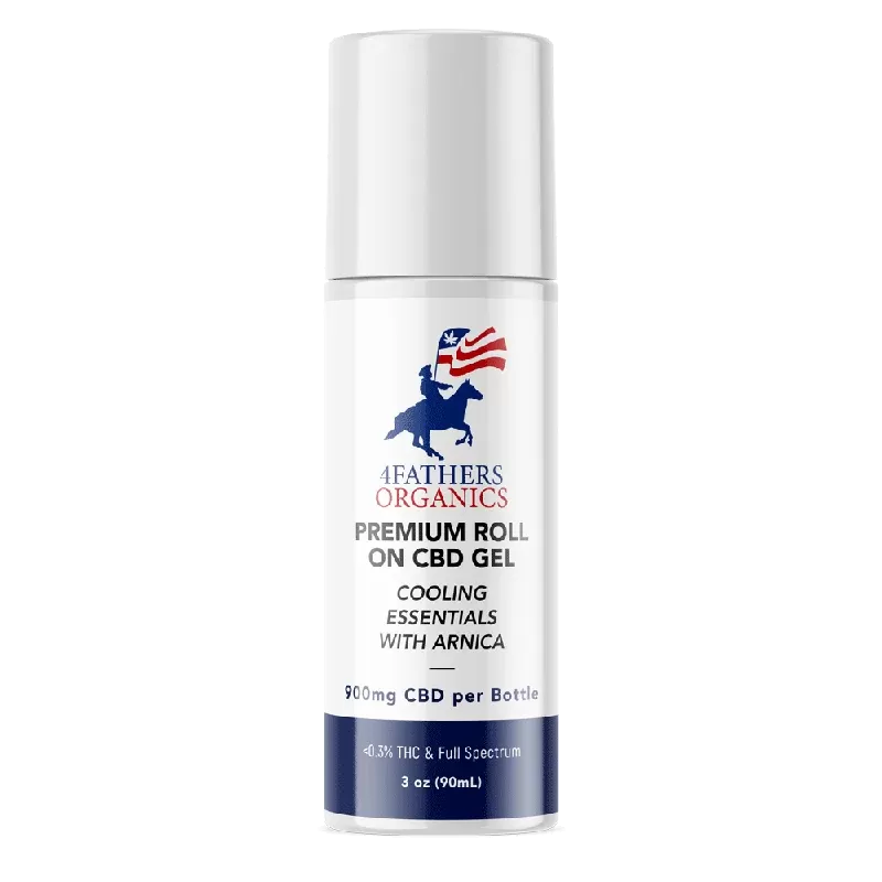 4FathersOrganics CBD Roll-On Gel With Arnica
