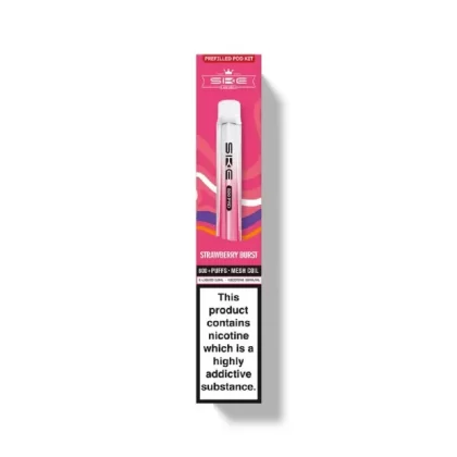 Strawberry Burst Ske Crystal Pro 600 Prefilled Pod Kit