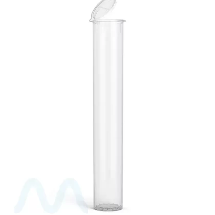 Child Resistant | King Size Pop Transparent Plastic USA Pre-Roll Tubes