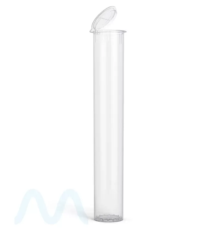 Child Resistant | King Size Pop Transparent Plastic USA Pre-Roll Tubes
