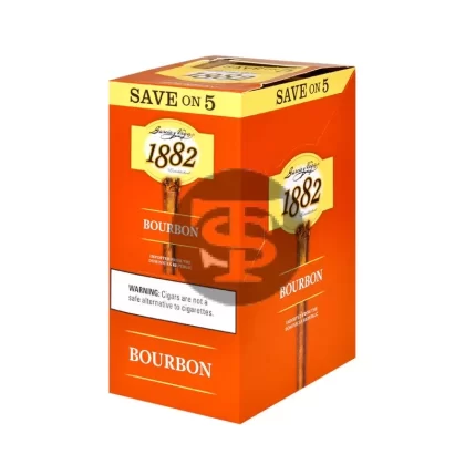 Garcia y Vega 1882 Bourbon Cigarillos 8 Pouches of 5