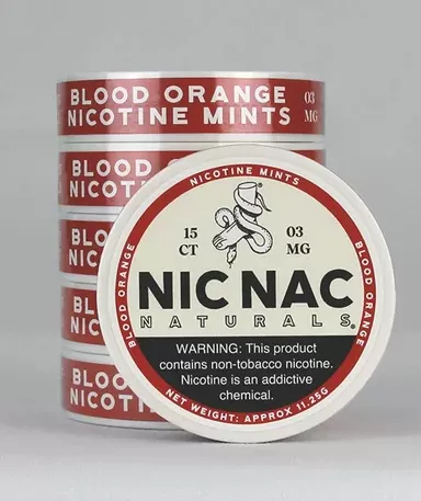 Buy Nic Nac Blood Orange 3MG Nicotine Pouch Online