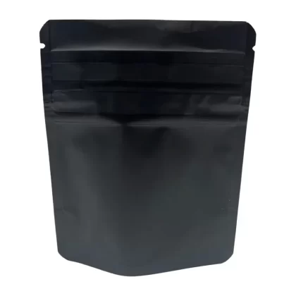 Bag King Child-Resistant Opaque Wide Mouth Mylar Bag Clear Gusset