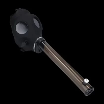 Silicone Gas Mask Bong with Acrylic Straight Tube