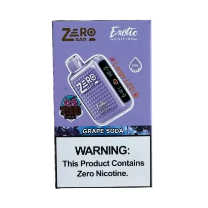 Grape Soda – Zero Bar – Exotic Edition – Zero Nicotine
