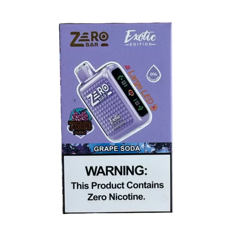 Grape Soda – Zero Bar – Exotic Edition – Zero Nicotine