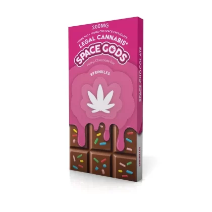 Space Gods Delta 9 + CBD Chocolate Bar