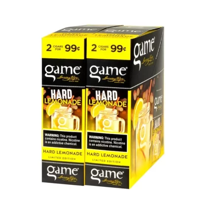 Game Vega Cigarillos Hard Lemonade Foil 30 Pouches of 2