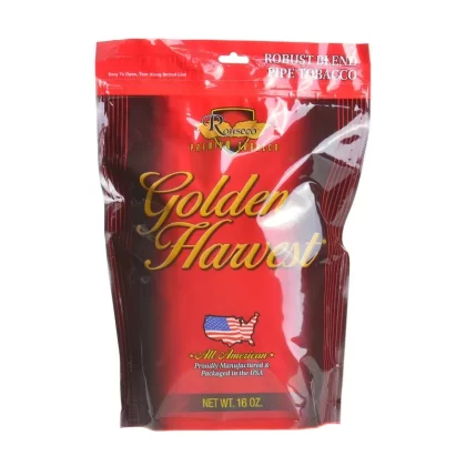 Golden Harvest Robust Blend Pipe Tobacco Bag