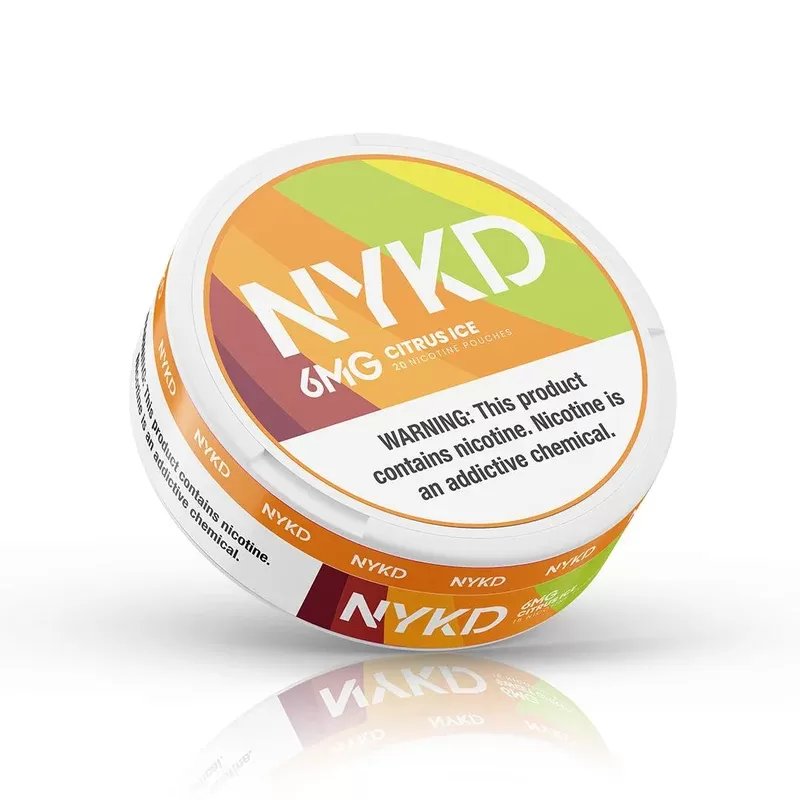 Buy NYKD Citrus Ice 6mg Nicotine Pouch Online | Electronicpuff