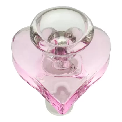 Pink Heart Bowl – 14mm Male