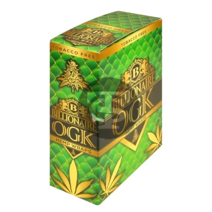 Billionaire Hemp Wraps 25 packs of 2, OGK