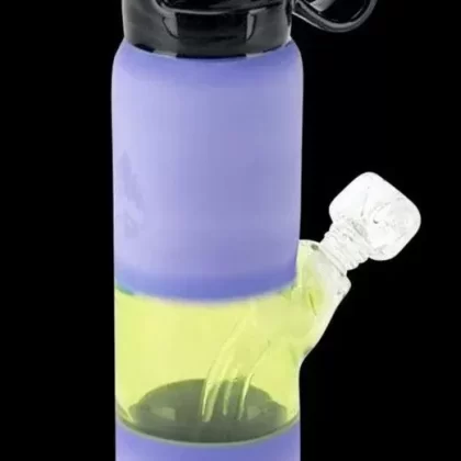 Water Bottle Mini Rig – Purple