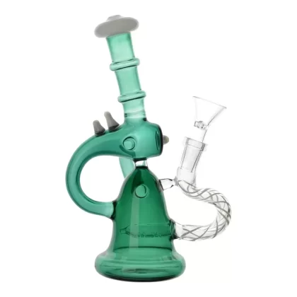 The Green Dripper Bong – 8in
