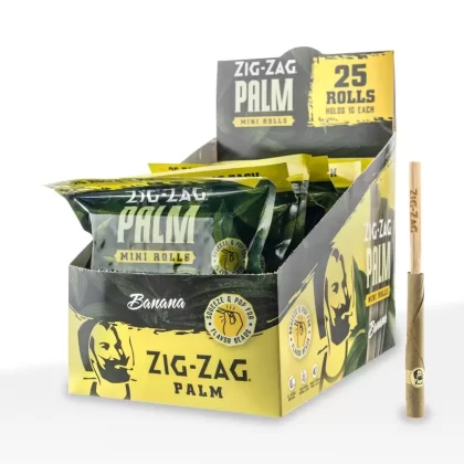 Zig-Zag® | Palm Mini Rolls | 25 pack – 8 Count