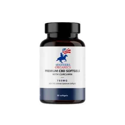 Broad-Spectrum CBD Softgels With Curcumin