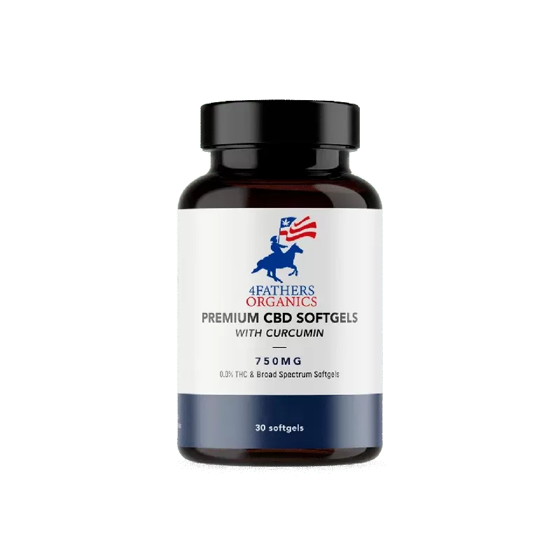 Broad-Spectrum CBD Softgels With Curcumin