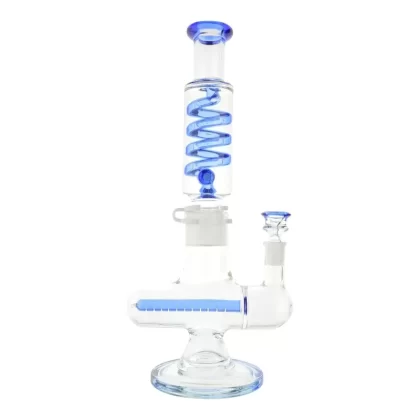 Colored Coil Inline Perc Rig – 14in