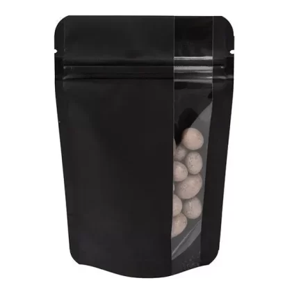 Stand Up Zipper Bag with Vertical Window (1/2 oz to 1 oz)